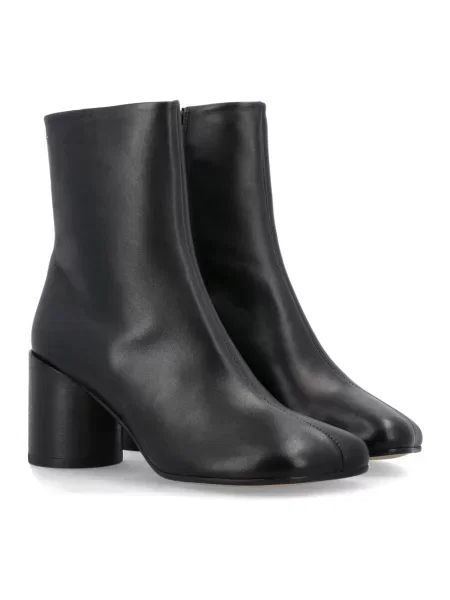 Botki Mm6 Maison Margiela skórzane czarne