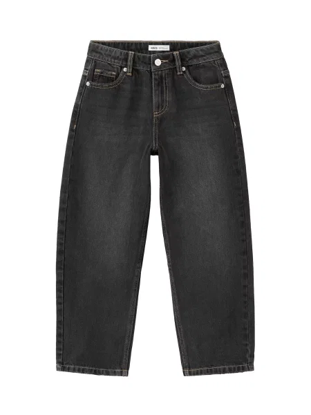 MANGO KIDS Jeans denim negru