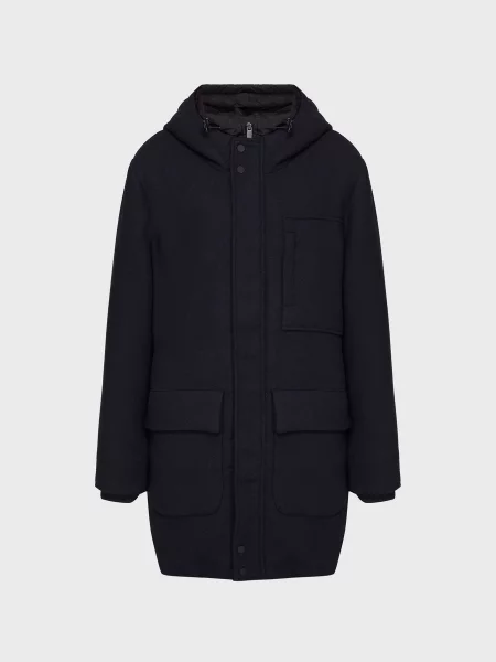 Пальта та плащі MEXX вовна/поліестер синій