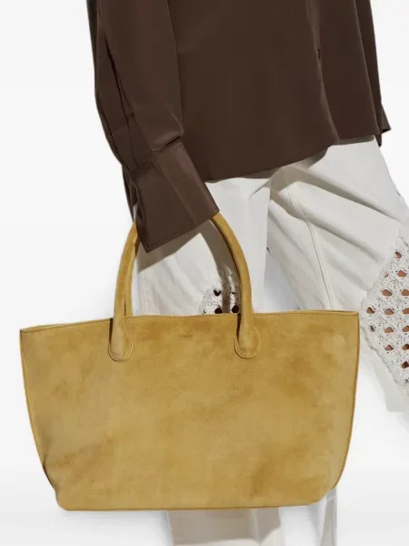 Geantă shopper Lié Studio din piele de căprioară