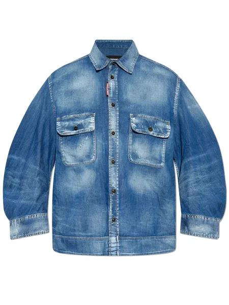 Koszula Dsquared2 niebieska