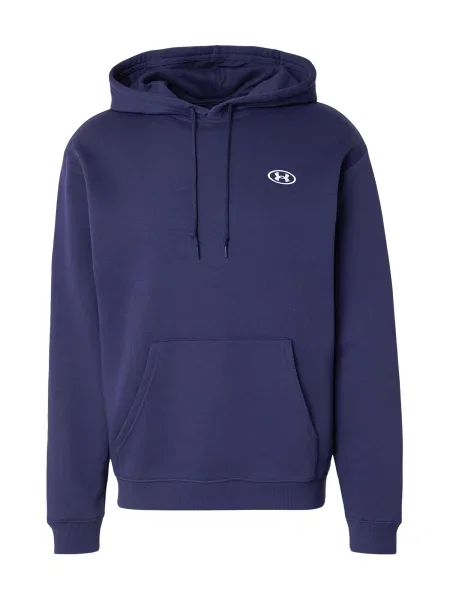 UNDER ARMOUR Športová mikina Rival Flc tmavomodrá biela