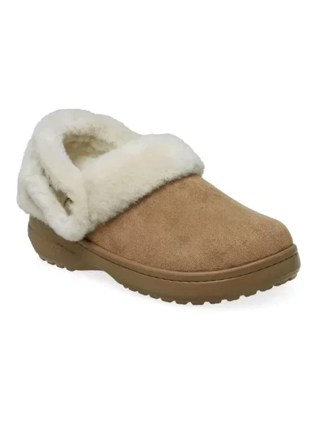 Mules Crocs Unfurgtble Vegan Suede Clog białe