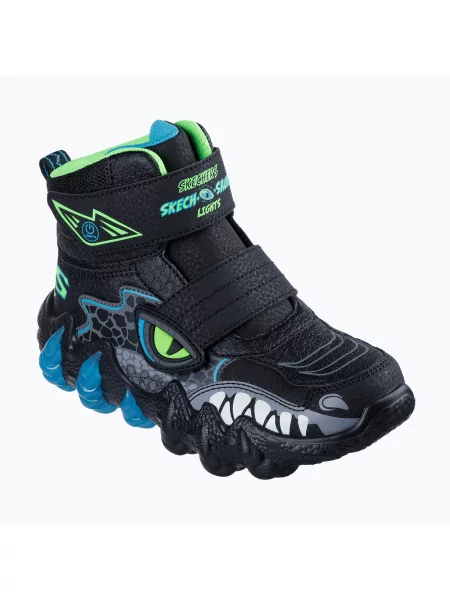 Încălțăminte pentru copii SKECHERS Skech-O-Saurus Lights Arctic Dino black negru