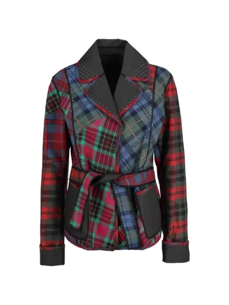 Kurtka Mondrian z ćwiekami czarna