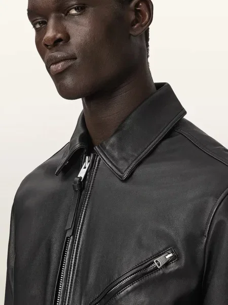 Кожаная куртка Allsaints