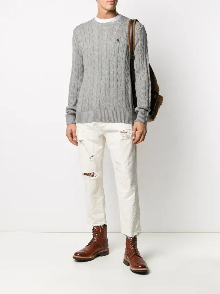 Dlouhá mikina Polo Ralph Lauren zelená