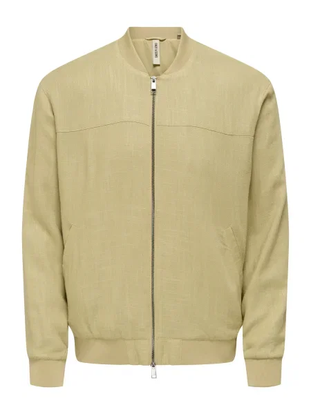 Only & Sons Prehodna jakna ONSRENATO temno bež