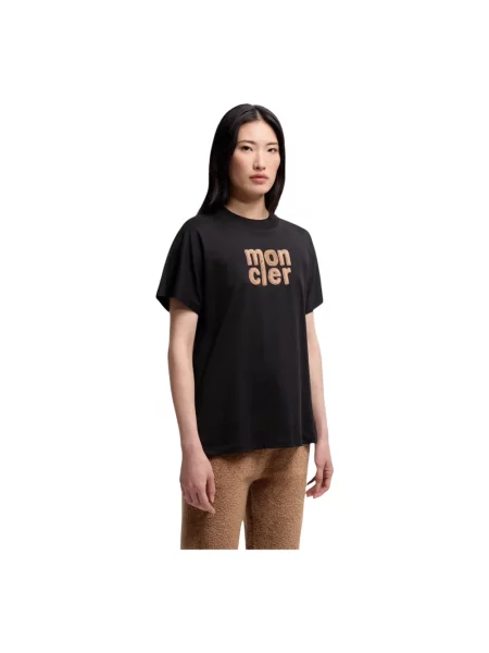 Koszulka Moncler teddy czarna