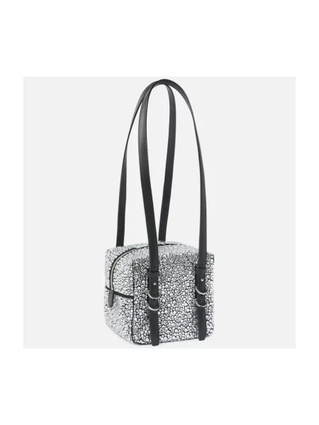 Pinko Geantă pe umăr CUBIC FULL STRASS negru