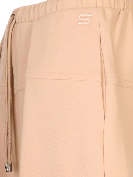 Pantaloni Sportmax alergare cu cordon
