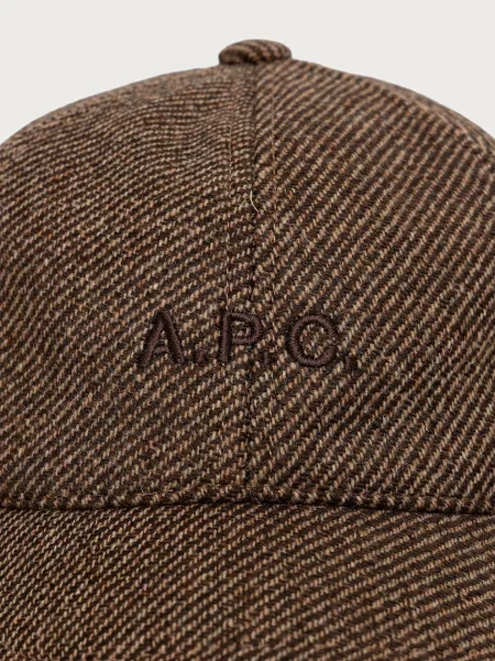 A.P.C. бейсболка з вовною casquette charlie