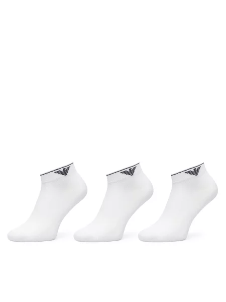 Emporio Armani Къси чорапи бял