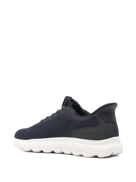 Sneakerși Geox cu șireturi din dantelă albastru