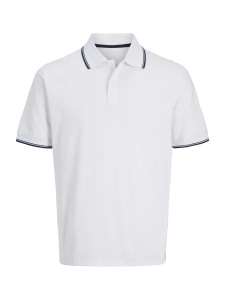 JJ Rebel Tricou albastru marin alb