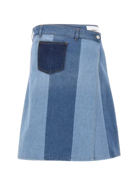 Fustă din denim Coperni albastru