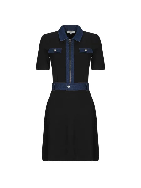 Mini obleka Morgan črna