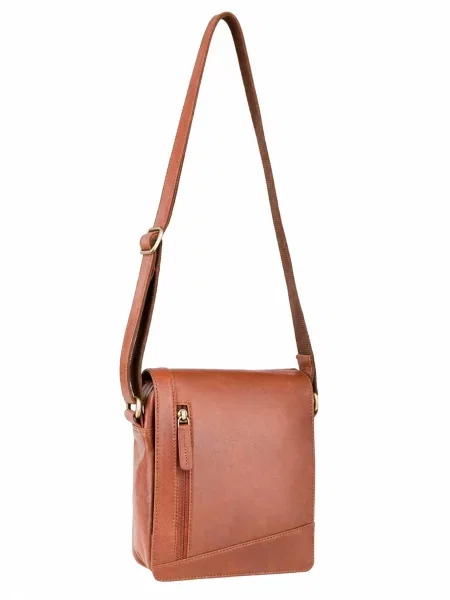 Кожаная сумка Visconti коричневая