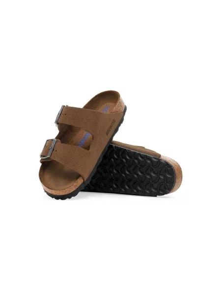 Semišové sandále Birkenstock čierna