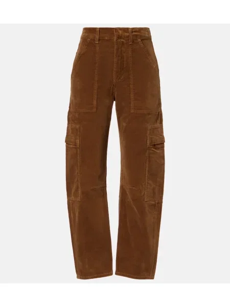 Spodnie cargo Citizens Of Humanity sztruksowe zielone