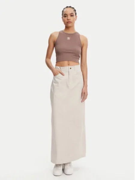 Adidas Maxi sukně Allover Print béžová