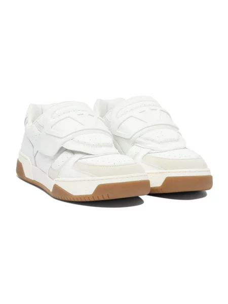 Lniane sneakersy Valentino Garavani białe