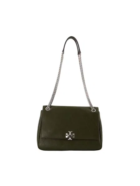 Torebka Tory Burch skórzana brązowa
