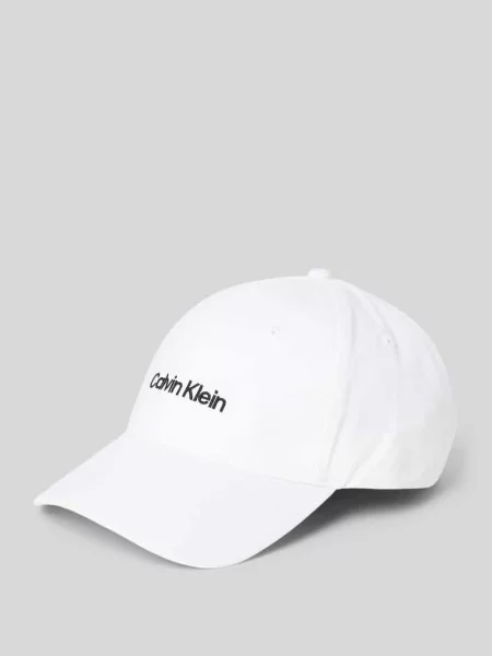 Czapka z daszkiem Calvin Klein biała