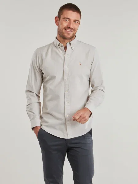 Košeľa Polo Ralph Lauren keper béžová