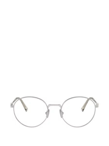 Ochelari de soare rotunzi Miu Miu Eyewear argintiu