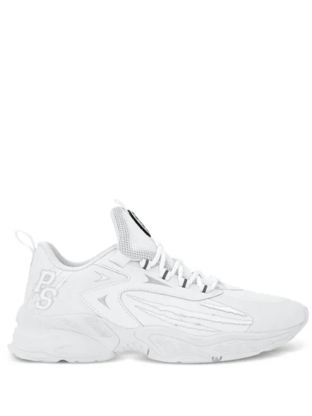 Sneakerși Plein Sport cu imagine alb