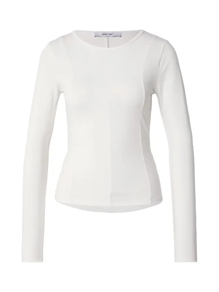 ABOUT YOU Tricou Line murdar alb