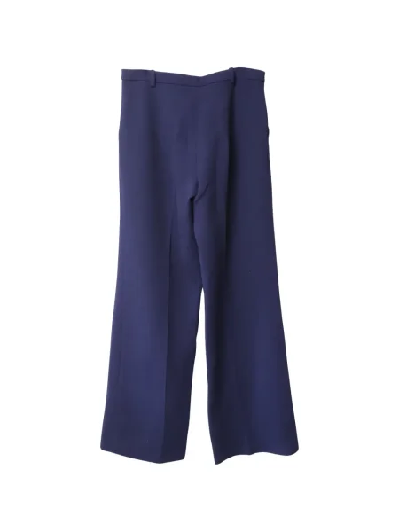 Pantaloni Rm By Roland Mouret de lână plisate albastru