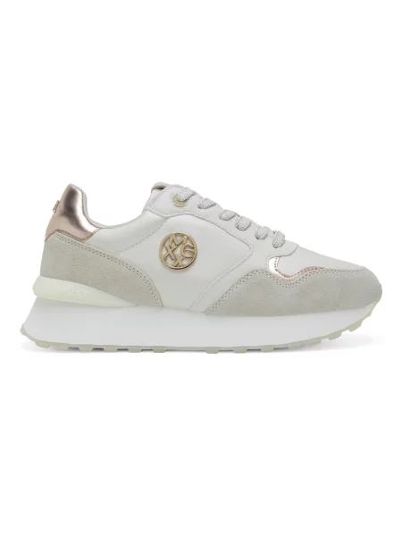 Sneakersy Mexx beżowe