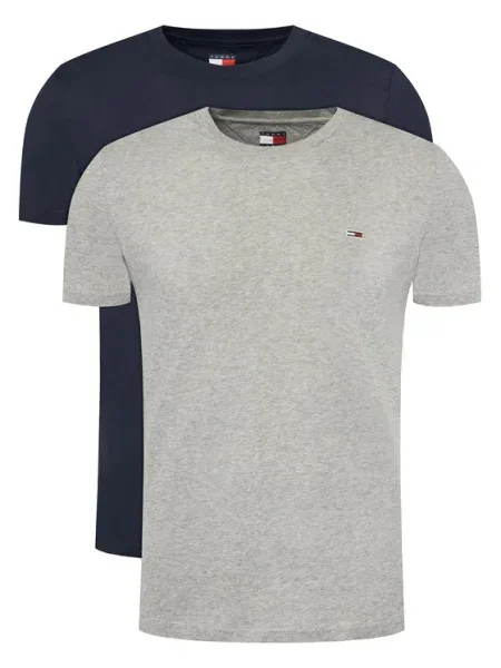 Tommy Jeans Комплект тениски Цветен тъмносиньо