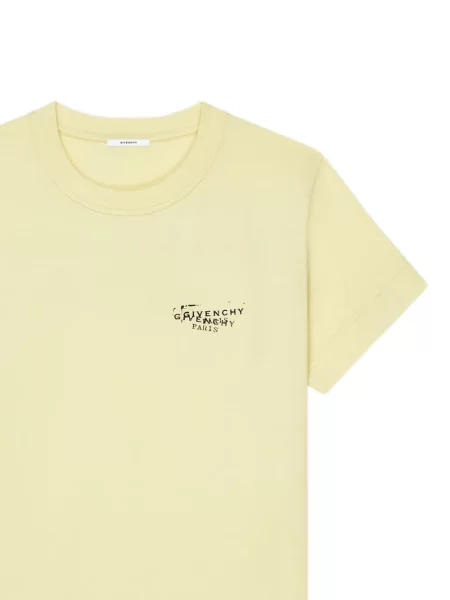Tricou Givenchy cu imagine galben