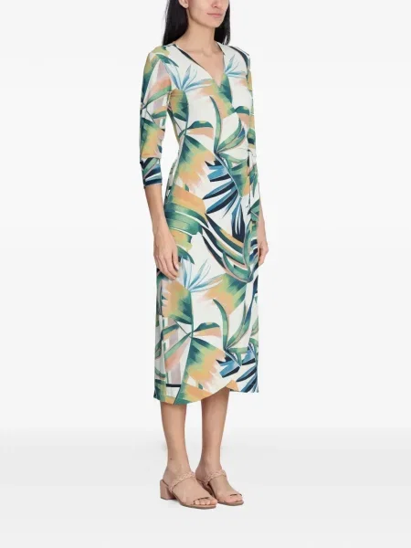 Sukienka midi Lygia & Nanny w kwiatki z nadrukiem do kolan