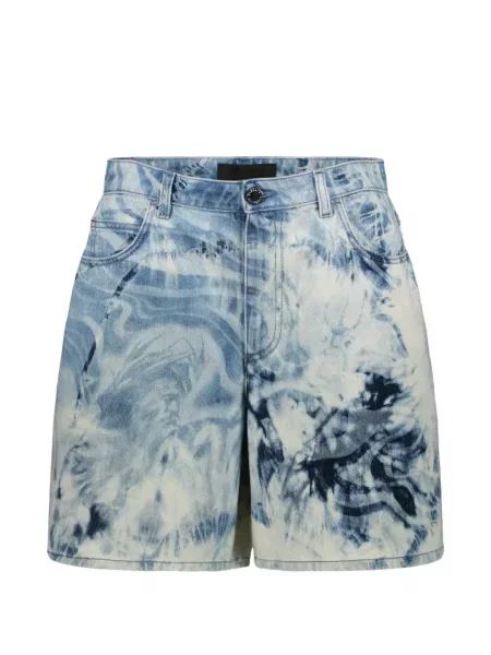 Pantaloni scurți din denim Alberta Ferretti albastru