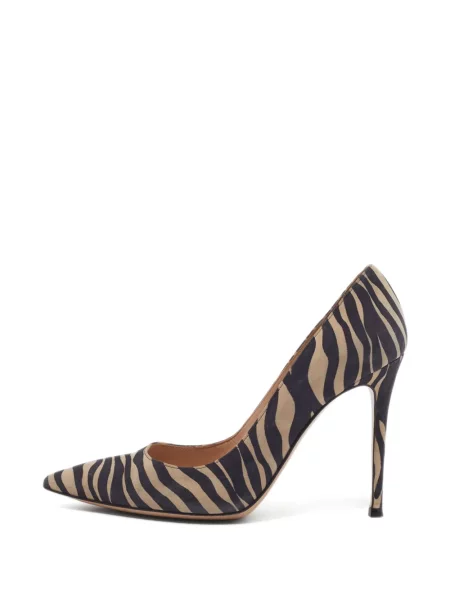Pantofi cu toc Gianvito Rossi cu imagine cu model zebră negru