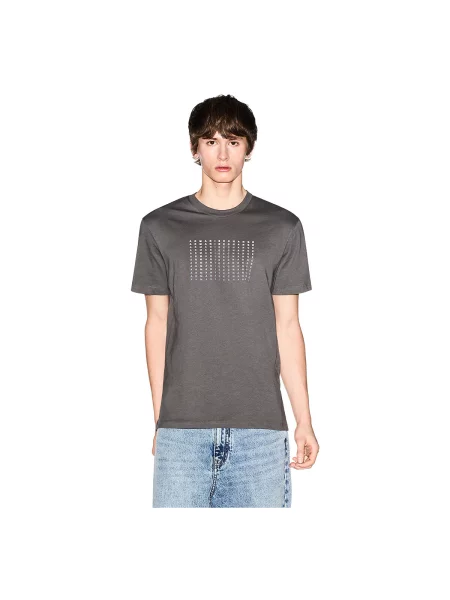 Tricou Eax gri