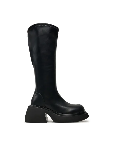 GOE cizme femei cu drept izolare usoara BLACK negru