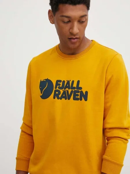 Суитчър Fjallraven с принт жълто
