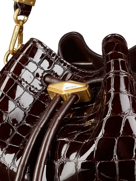 Geantă Jimmy Choo maro
