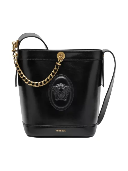 Kapelusz Versace czarny