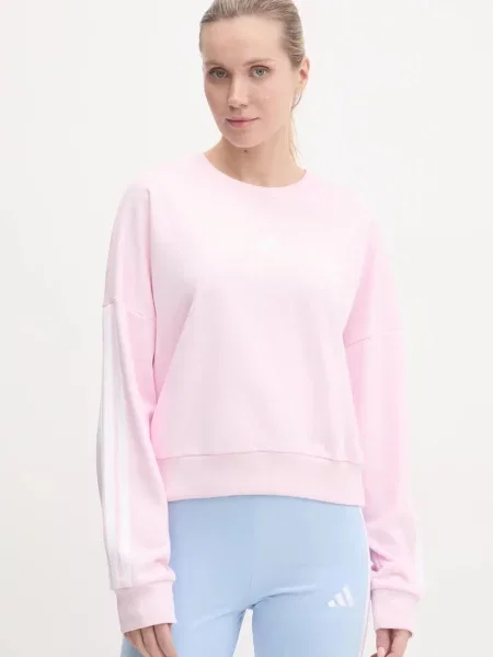 Bluză Adidas cu dungi roz