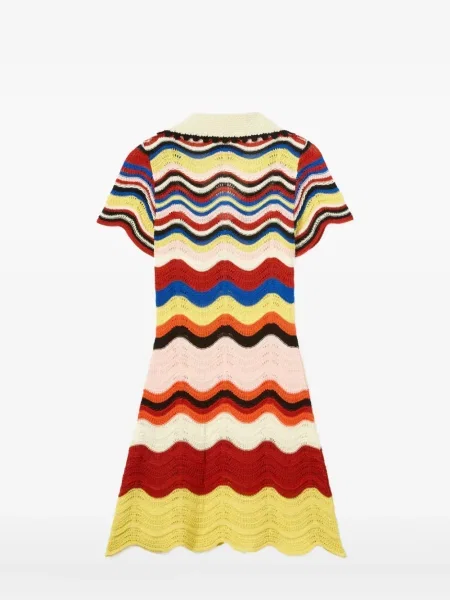 Rochie mini La Doublej de costum roșu