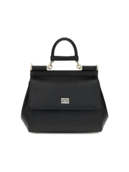 Torebka Dolce And Gabbana zamszowa czarna