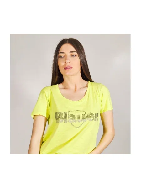 Polo Blauer galben