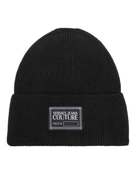 Σκούφος Versace Jeans Couture Big Beanie μαύρο