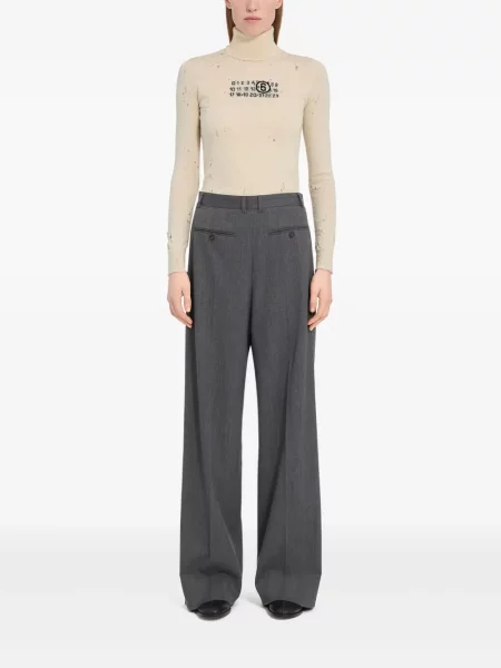 Pantaloni Mm6 Maison Margiela gri